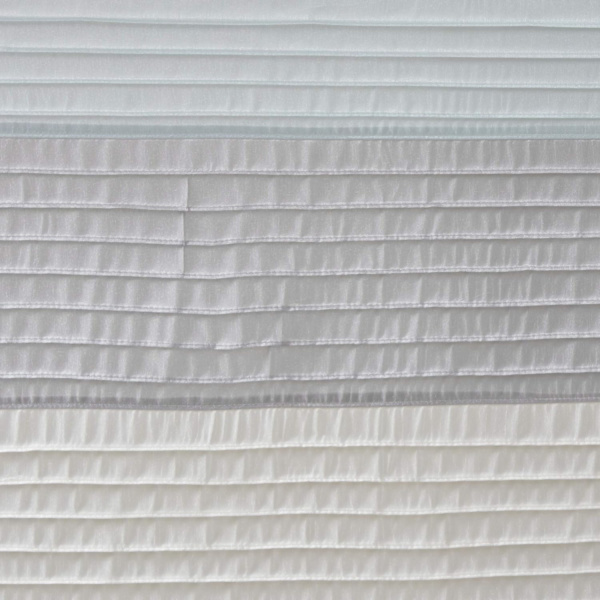 Bruseforhæng i kunst silke, stribet moderne mikrofiber badeforhæng, 180CM*180CM style 2