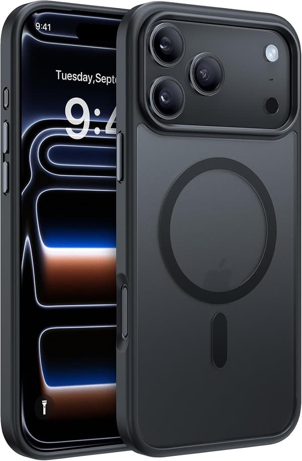 iPhone 18 Pro Max Magnetisk Telefondeksel, Kompatibel med MagSafe Trådløs Lading