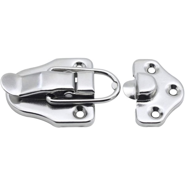 Toggle Clasp Latches Toggle Lock Lever Closure for Jewelry Box Gift Boxes Tool Chest Suitcase and Chest - Silver