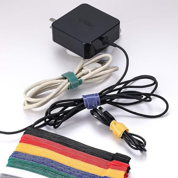 70 stk. genanvendelige kabelbindere, kabel velcro-stropper, til hjemmet