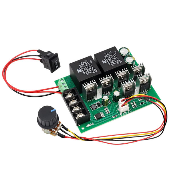 DC-moottorin ohjain, DC 9-50V 40A DC-moottorin nopeudensäädin 12V 24V 36V 48V 2000W
