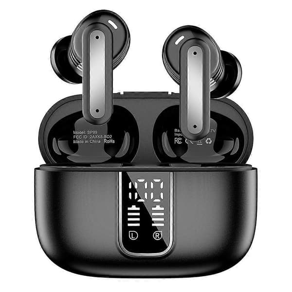 Typ A SP99 Trådlöst Headset Med Digital Display Bluetooth Hörlurar ANC ENC Brusreducering