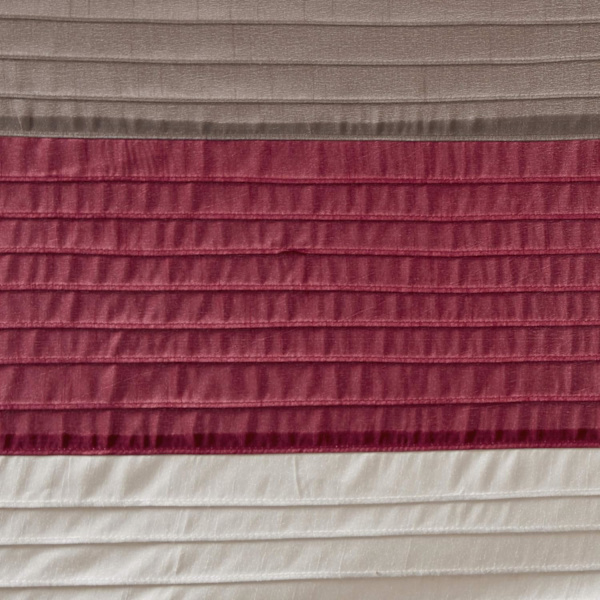 Bruseforhæng Faux Silke Pieced Stribet Moderne Mikrofiber Badeforhæng, 180CM*180CM style 8