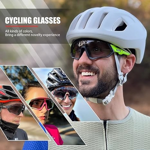 Cykelbriller Fotochrome Solbriller MTB Mountainbike Cykel Unisex color 7 13.31 millimeters