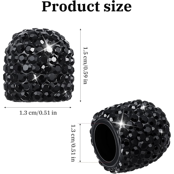 4 KPL Bling Timantti Auton Rengasventtiilin Suojuksia, Strassikivillä Koristeltu Rengasventtiilin Suojus Yleismallinen Auton Renkaan Venttiilin Varren Pölysuoja Lisätarvikkeet