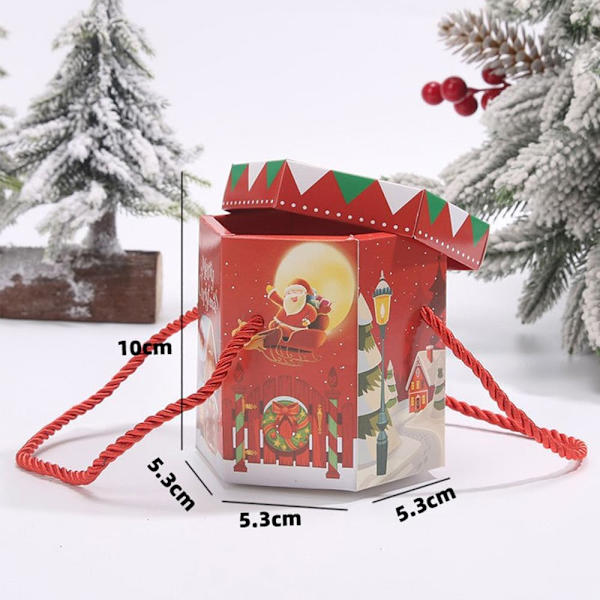 20/30 st Julklappsaskar Julaftons Presentaskar, Julbords Presentaskar, Jul Papper Godisaskar