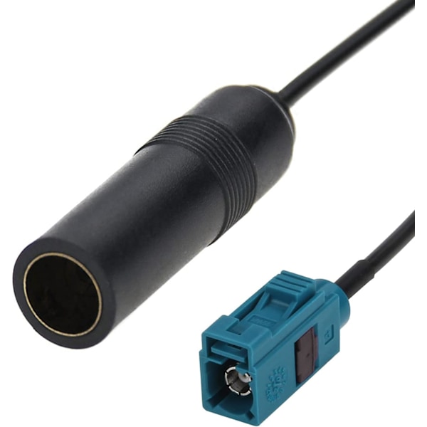 2 stk Universal Bil Stereo FM AM Radio Antennekabel - Fakra Z Hann til Hunn til DIN Plugg Adapterkabel for Bil Audio CD Media Player