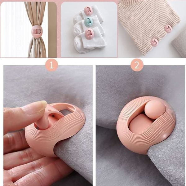 Täcke Clips, 18 st Duvet Cover Clips Nålfria Täcken Grippers Anti-Move Quilt Sheet Clip för att hålla täcket på plats (3 färger)