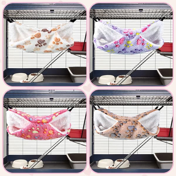 Marsun hammockit freteille, riippumatto häkkitarvikkeille Pink 20*20cm