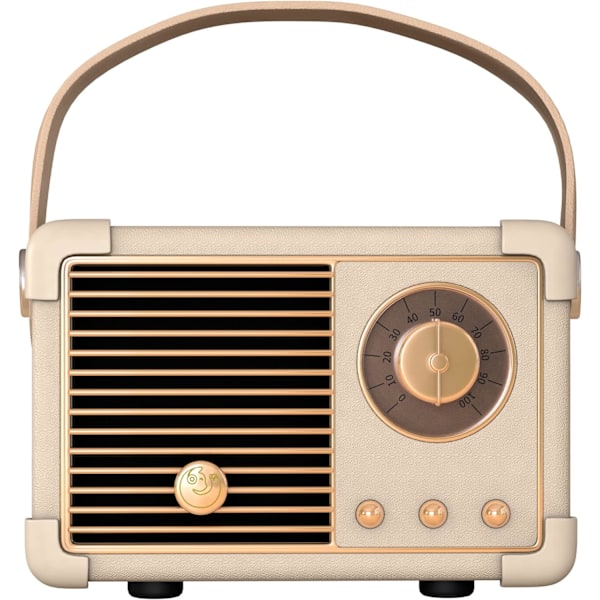 Retro Trådløs Bluetooth-høyttaler - Bærbar Vintage Oppladbar Minihøyttaler med Kraftig Lyd, USB/TF-kort/AUX-støtte - Grønn