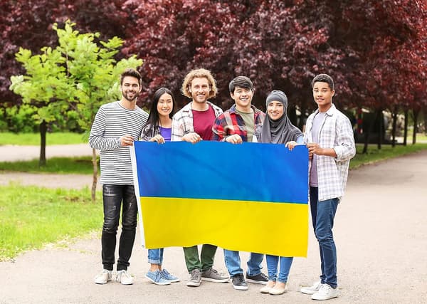 Ukraine Flag 3x5 ft Ukrainske Nationalflag Polyester 3x5 ft Flag