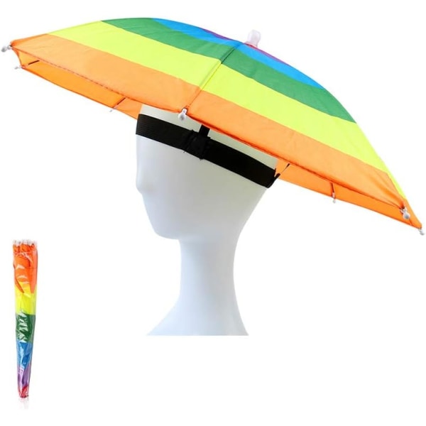 2st rolig paraplyhatt Vikbar cap för vuxna och barn för strandfiske Golffest Huvudbonader color 1