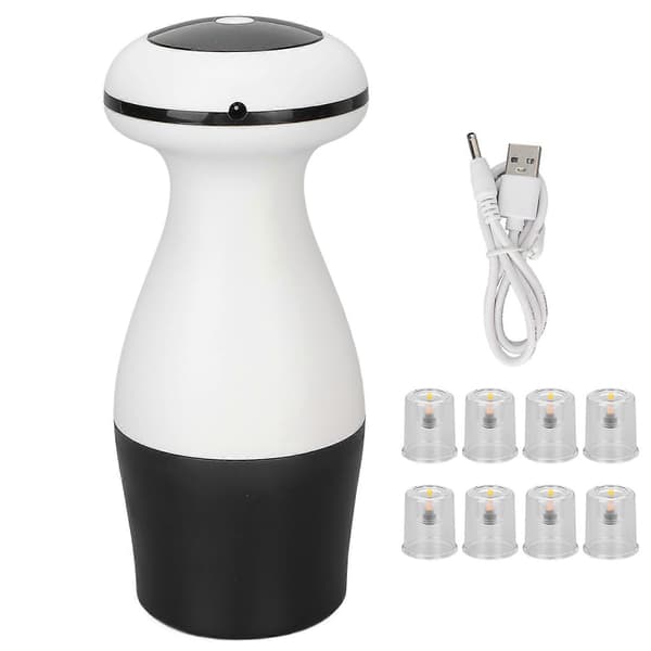Elektrisk Cupping Sæt Professionelt Bærbart 8 Vakuum Sugeterapi Kopper Cupping Massager til Hjemmebrug