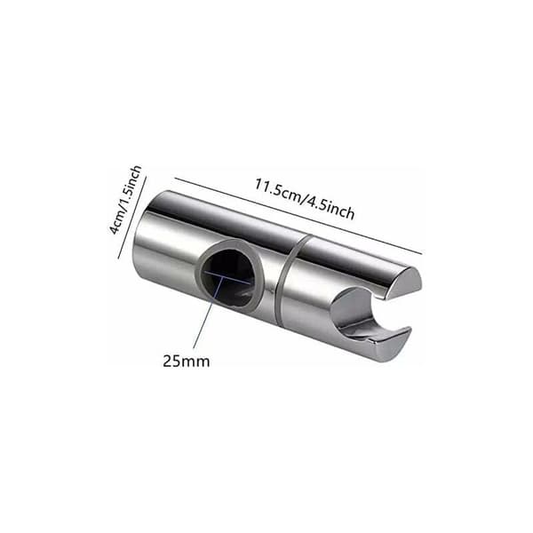 Duschfäste, ABS Höjdjusterbar Duschhuvudhållare för Standard 25mm Rund Duschstång
