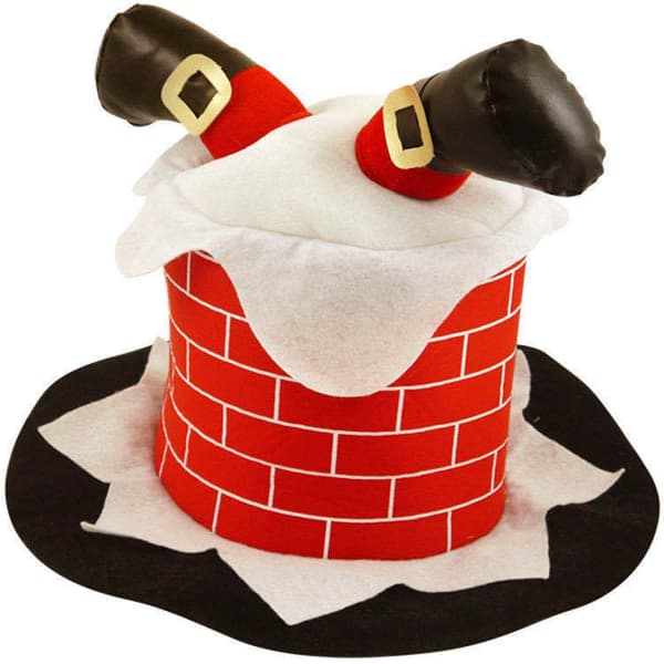 Skorstenshat med Julemandsben, Rød