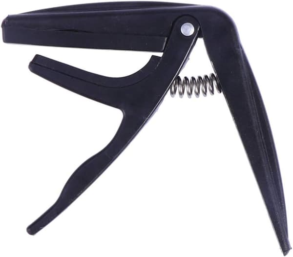 Profesjonell Ukulele Capo Enhånds Rask Bytte Ukulele Capo Sink Legering Gitardeler Tilbehør Black