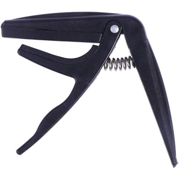 Professionell Ukulele-Capo Enhands Snabbbyte Ukulele-Capo Zink Legering Gitarrdelar Tillbehör Black
