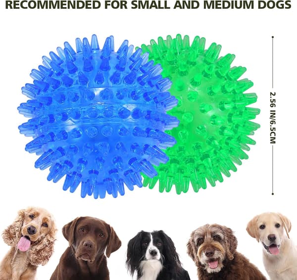 3-pack hundsqueakerbollar, hundtuggboll, poolleksak, valpleksak, tuggleksak