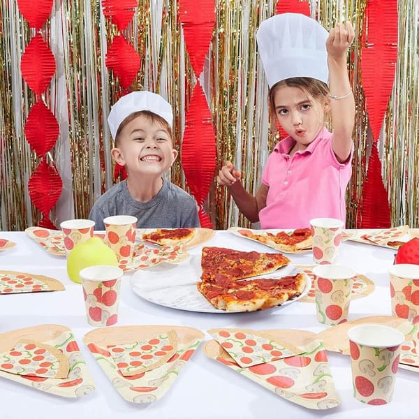 25-pack kockhattar för barn, vuxna - Bulk justerbara engångsbagerihattar för matlagning, bakning, pizzaparty (vit)