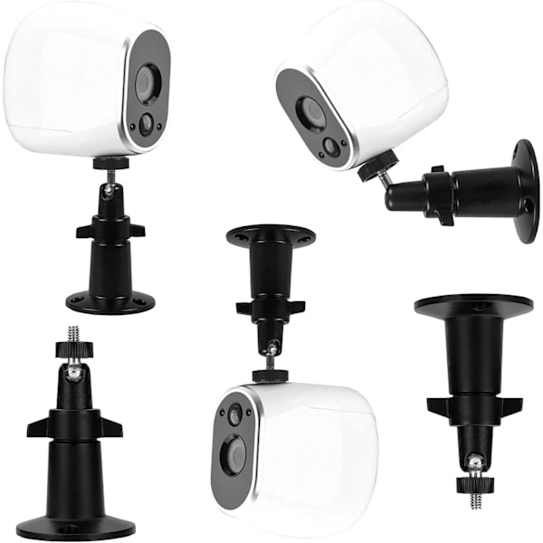 2-pack väggfäste för kamera i metall, justerbart för utomhusbruk, kompatibel med Arlo Pro, Arlo Go, Arlo Light och andra kompatibla modeller