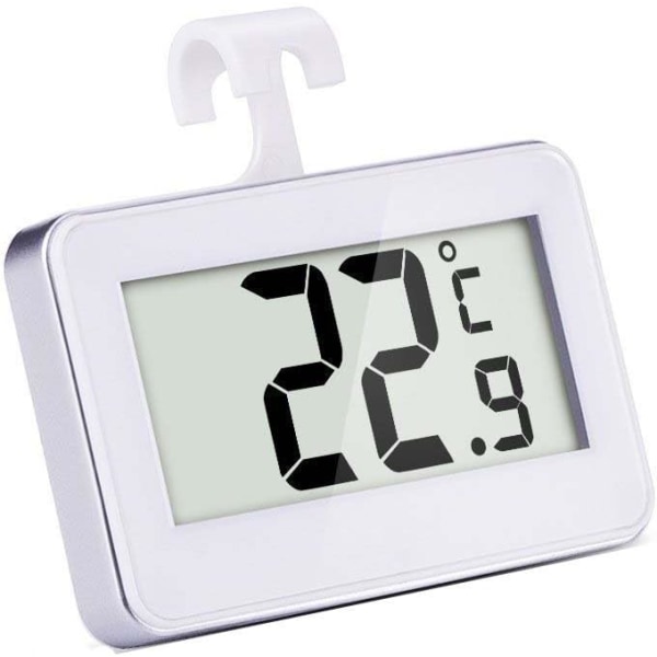 Kyl Digital Termometer Frys Digital Termometer och Inomhus Temperaturmätare, Vit