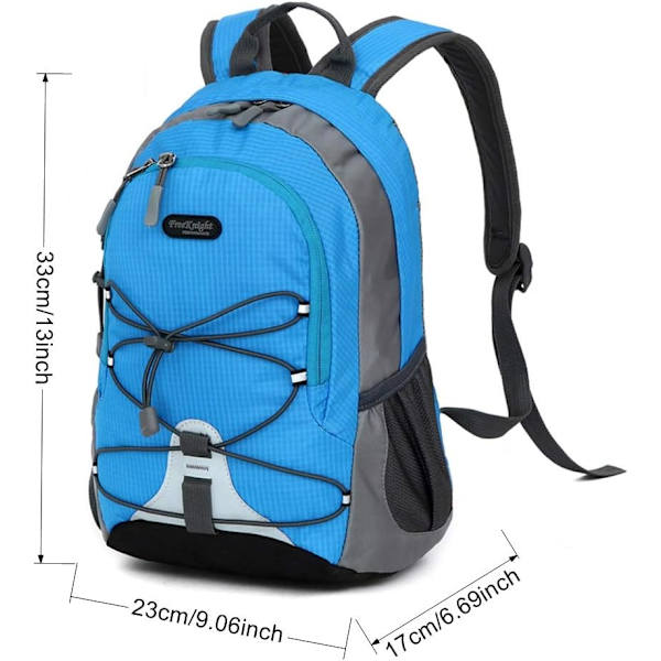10\" Vattentät Sport Ryggsäck för Barn, Lämplig för Barn Under 5 År, 10L Lätt Ultralätt Barn Skolväska Blue