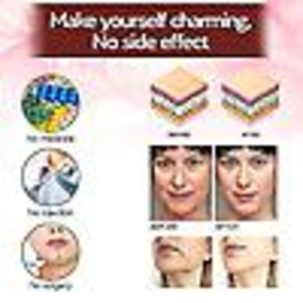 Återanvändbar V Line Mask Facial Slimming Strap Double Chin Fast Lifting Reducer Black