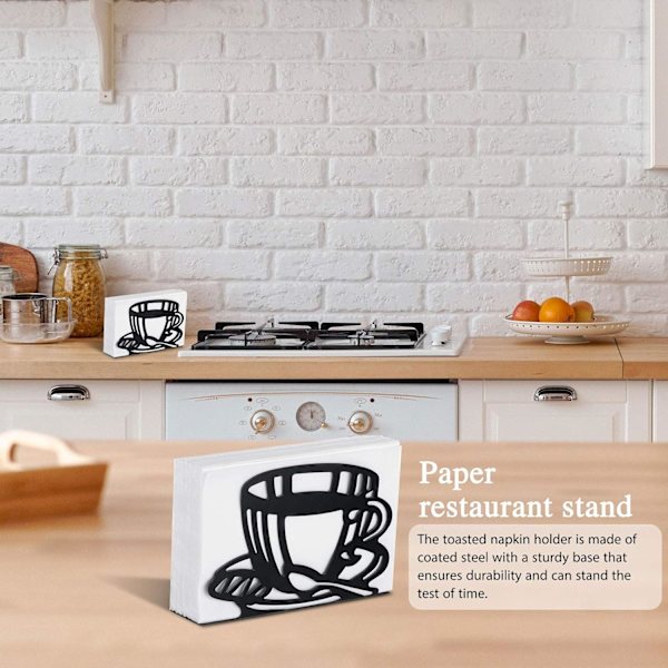 Serviettholder for kaffekopper, 2 stk., til bord