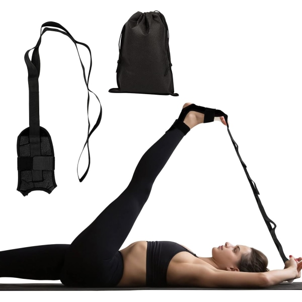 Flex Strap, Stretching Strap Yoga Strap för Stretching med öglor, Fascia Stretcher Flex Strap för Pilates Body Training