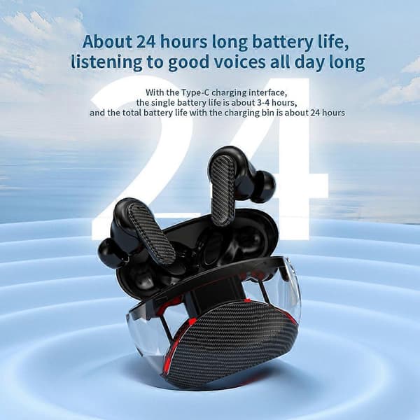 Typ B YW11 TWS Bluetooth Hörlurar ANC Brusreducering Trådlöst Sport Musik Samtal Headset