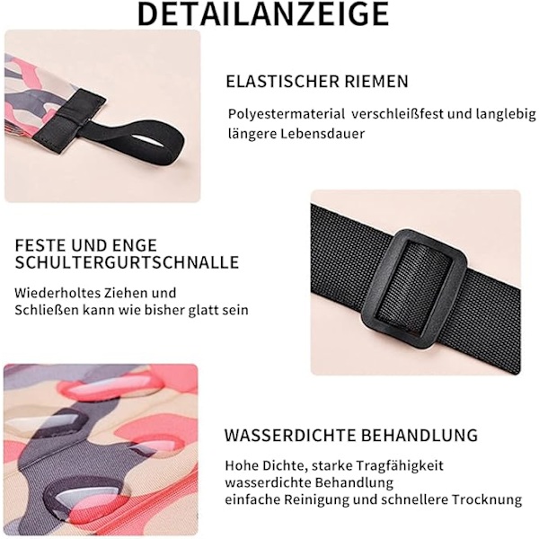 Foldbar miljøvenlig indkøbspose, vandtæt indkøbspose F 50*30CM