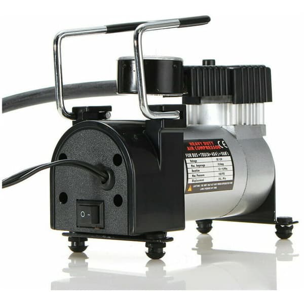Portabel Anti-kläm Mini Luftkompressor Elektrisk Däckpump 12V Kraftig Pump för Cykel/Bil