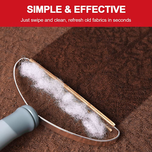 Fjerner til dyrehår, Hårfjerner, Lint Cleaner Pro, Pelsfjerningsværktøj, Bærbar tæppeskraber, Fusselruller Hairball Shaver Brush