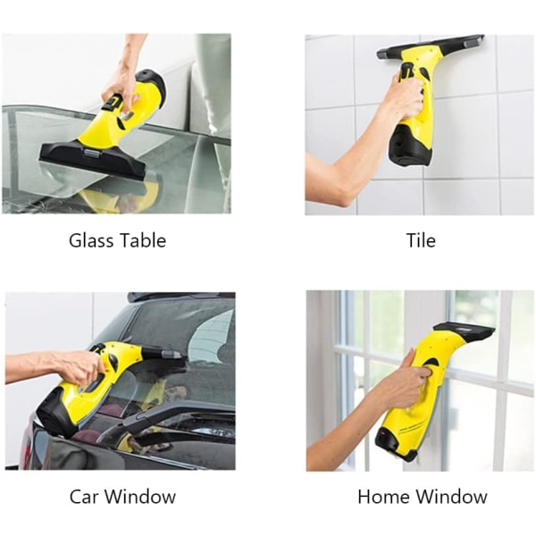 Ersättningsblad för fönsterrengöring till Window Vac 2 st 280 mm rakelgummi tillbehör reservdel för Karcher WV2 WV5