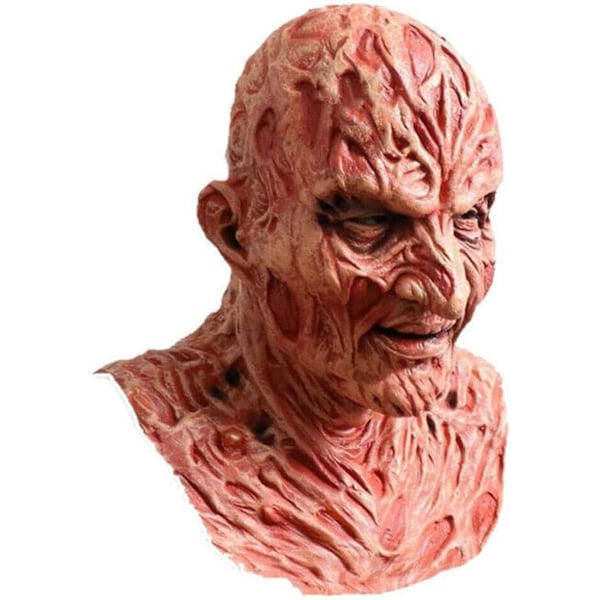 Latex Maske, Kostume Voksenfest Halloween Kostume Rekvisit Mordere Horrorfilm Skræmmende Maske Mareridt Gade Hovedbeklædning