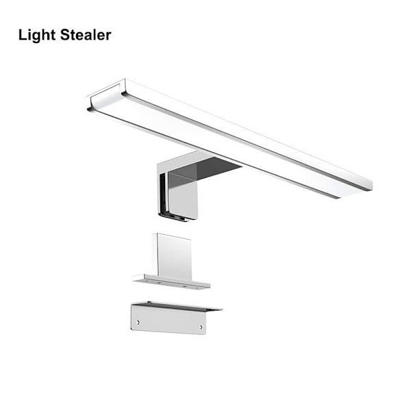 1 LED-spejlbelysning til badeværelse, hvidt lys, makeup-lys Silver 60cm
