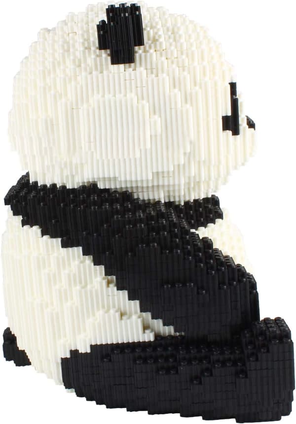Mikrobyggstenar Mini Pet Building Toy Bricks för barn Panda model 2843