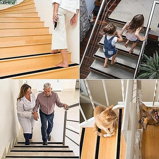 Halkskyddstejp för trappor, bredd 20 mm * 10 meter Halkskyddstejp för trappor, utomhus- och inomhus halkskyddstejp, halkskydd