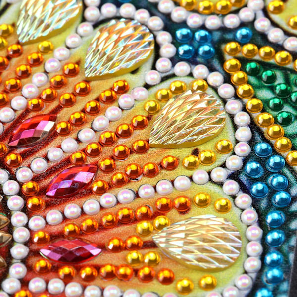 3 stk. Diamantmaleri Bogmærke Diamant Kvast Perle Maleri Bogmærke DIY Perle Bogmærker Læder Kvast Bogmærke 8.27 x 2.37 inches