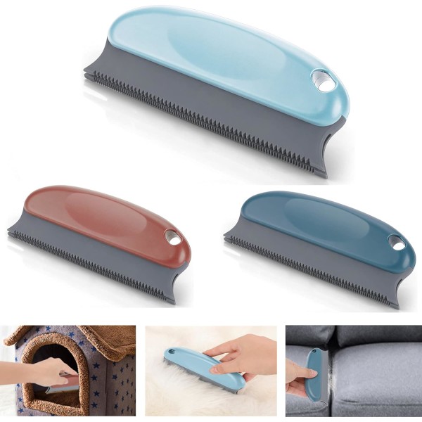 Pet Hair Brush, Dog Hair Remover for Carpet, Sofa, Cars, Cat Hair Comb, Rubber Pet Hair Brush, Dog Hair Removal Products