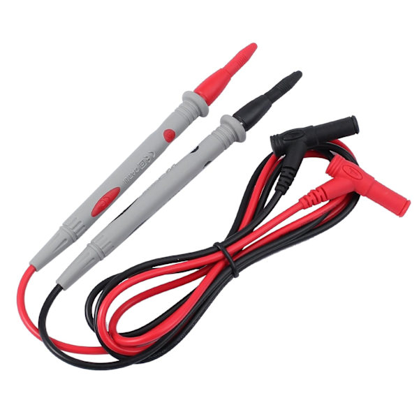 Multimeter-sonder, blødt silikone testsæt til elektriker 1000V/20A måleledninger testsonder banan stik multimeter ledninger