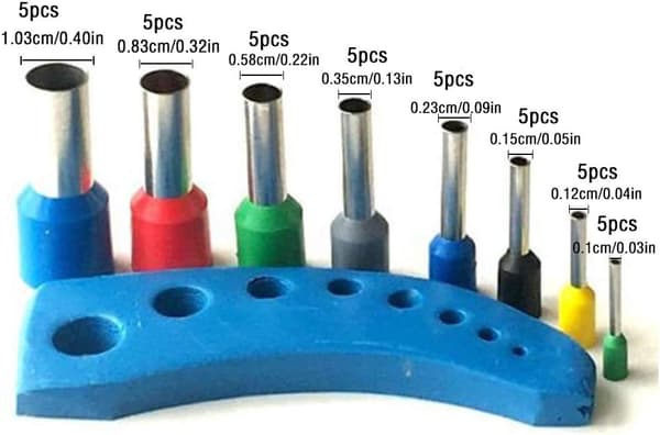 Polymerleire Kuttere, 40 stk Rustfritt Stål + Plast Innrykk Runde Sirkelform Kuttere Form Keramikk Dotting Bake Ringform