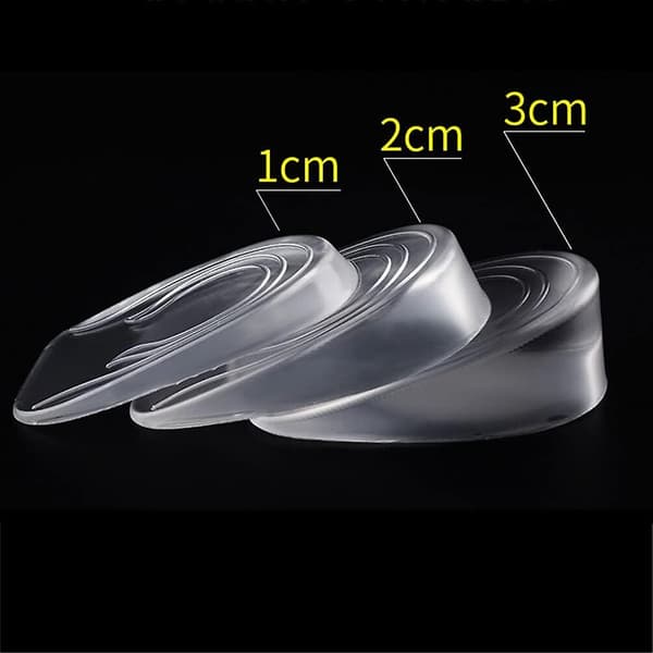 Silikonigeelipohjalliset kantapäille (1cm+2cm+3cm)