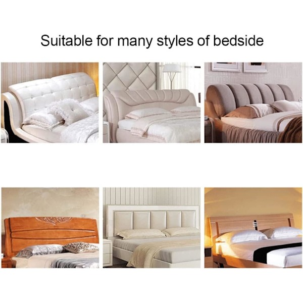 Venyyttävä sängynpäädyn suojus queen- ja king-size-sängynpäädyille, kaareva pölyltä suojaava suojus makuuhuoneen sisustukseen (vihreä, king-size: 190-210 cm)