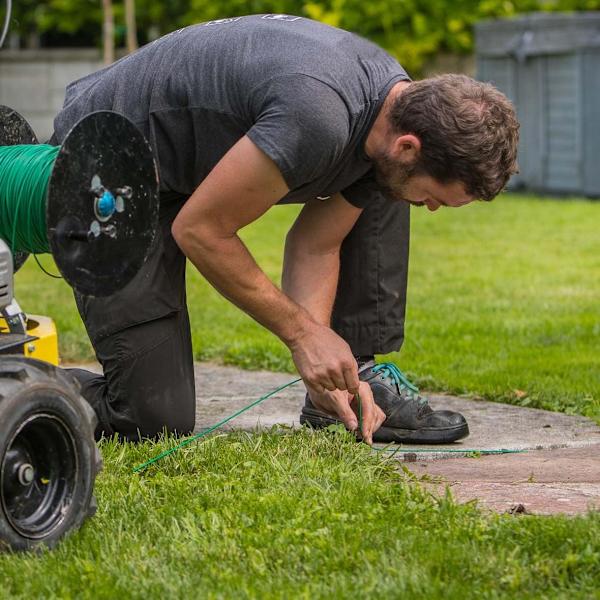 Perimeterkabel 150m 2.7mm Robotgräsklippare Installation Tennbeklädd koppartråd Trädgårdsgräns