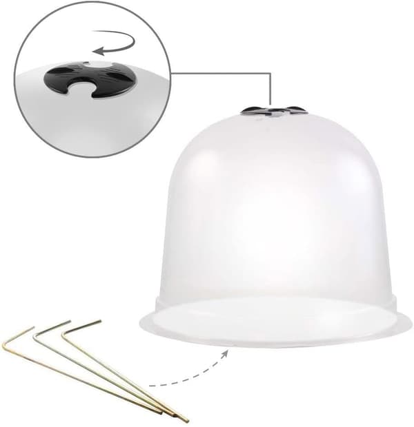 Plast salladsklockor - Set om 6 -