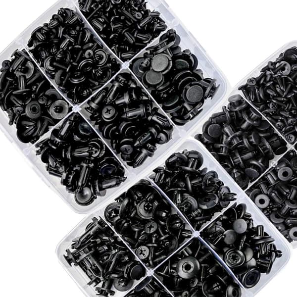 620 st Car Retainer Clips Plastfästen Kit Fender Rivet Clips 16 Mest Populära Storlekar Auto Push Pin Rivets Set
