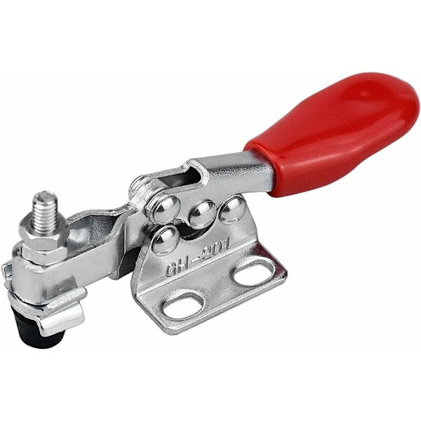 6 kpl Metallinen vaakasuora vipukiinnitin, galvanoitu rauta pystymallinen vipukiinnitin GH-201-27kg