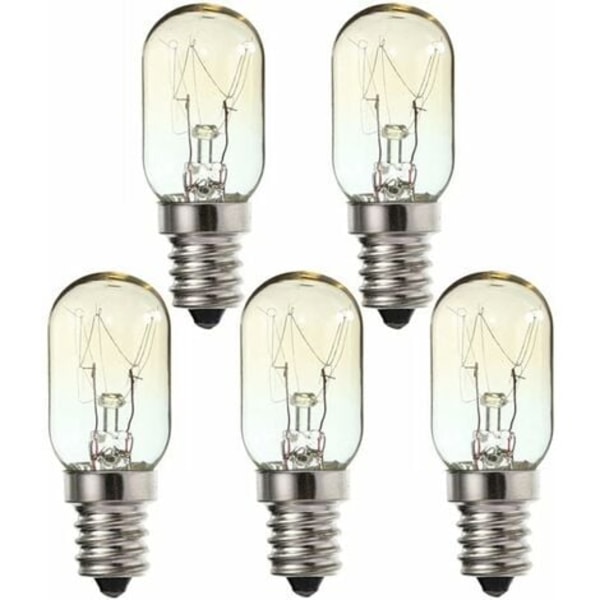 E14 LED-lampa, 5-pack E12S 120V 10W Skruvlampa,Skruvlampa 2700K,E14 Symaskinslampa B0ulb