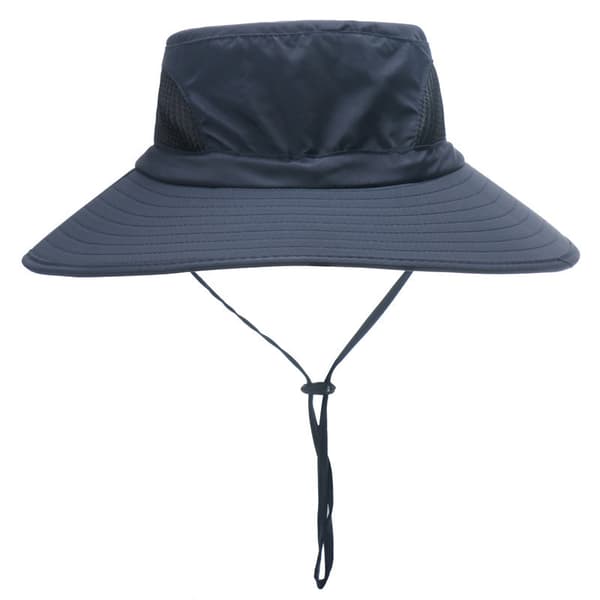 Solhat til mænd og kvinder - Sammenfoldelig safarihat - Havehat - Solbeskyttelseshat Navy blue 55-60cm